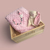 gepersonaliseerd Kraampakket - Baby deken - Speenkoord - Konijn tutpop