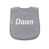 bib with embroidered name
